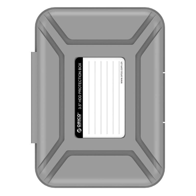 Orico PHX35-GY PHX-35 3.5" HDD Hard Disk Drive Protection Enclosure Case Storage Box Gray