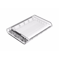 Orico 3139U3-CR Transparent PC 3139U3 3.5" USB3 External Hard Drive Enclosure Case