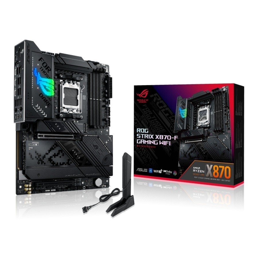 [ROG STRIX X870-F GAMING WIFI] Asus Motherboard, for AMD CPU, DDR5, AM5, ATX MB