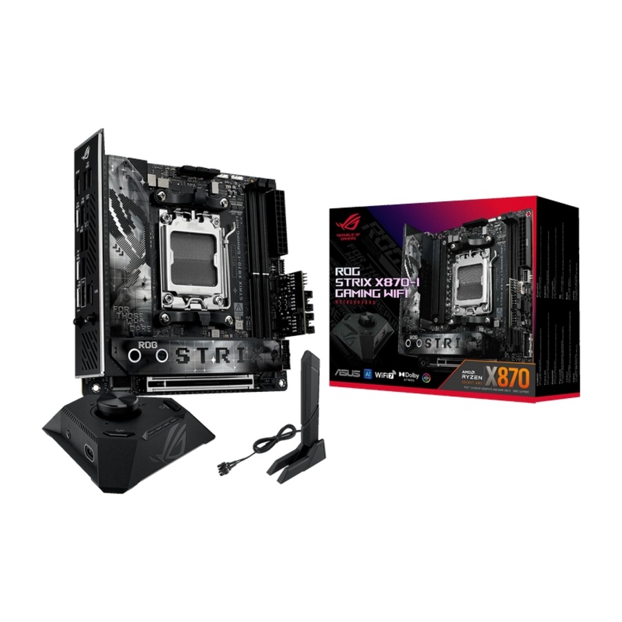 [ROG STRIX X870-I GAMING WIFI] Asus Mini-ITX Motherboard, for AMD CPU, DDR5, AM5