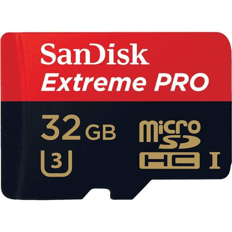 SanDisk SDSQXCG-032G-GN6MA Extreme Pro microSDHC SQXCG 32GB C10 UHS-1 100MB/s With SD adaptor