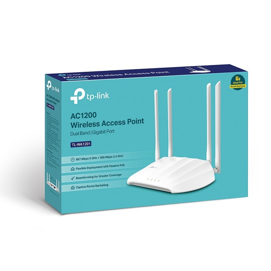 [TL-WA1201] AC1200 Wireless Access Point, AC1200 Dual-Band Wi-Fi, Passive