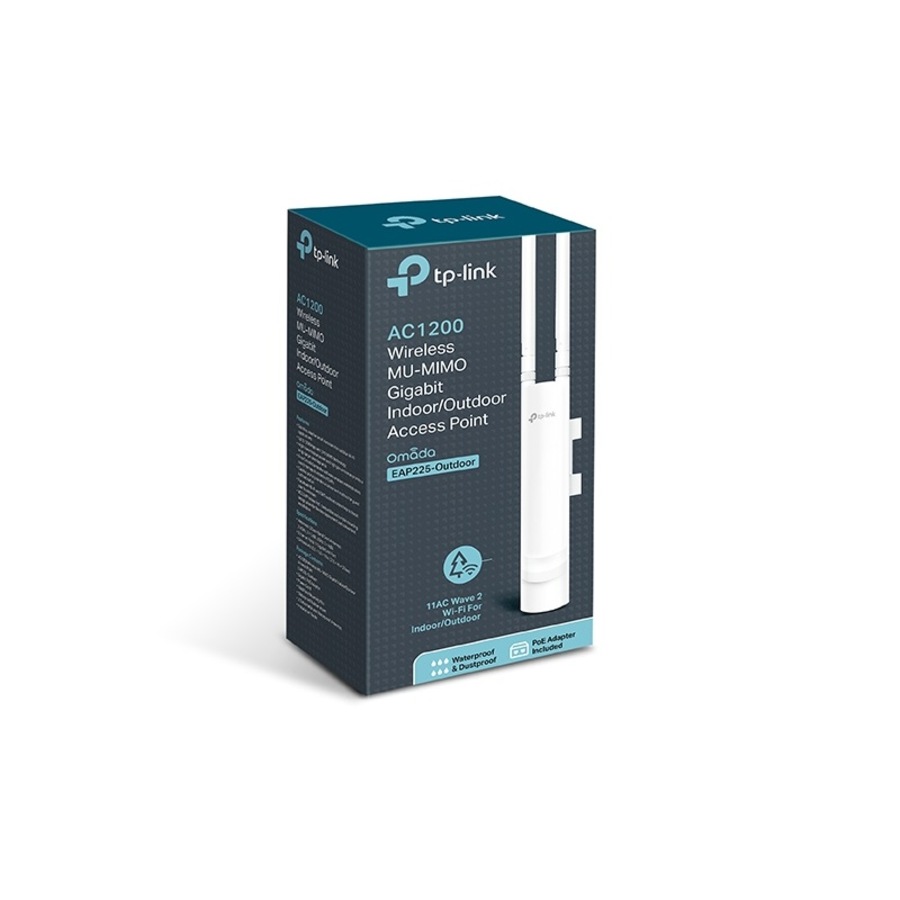 TP-Link EAP225-Outdoor Omada 1200Mbps Wireless MU-MIMO Gigabit Access Point
