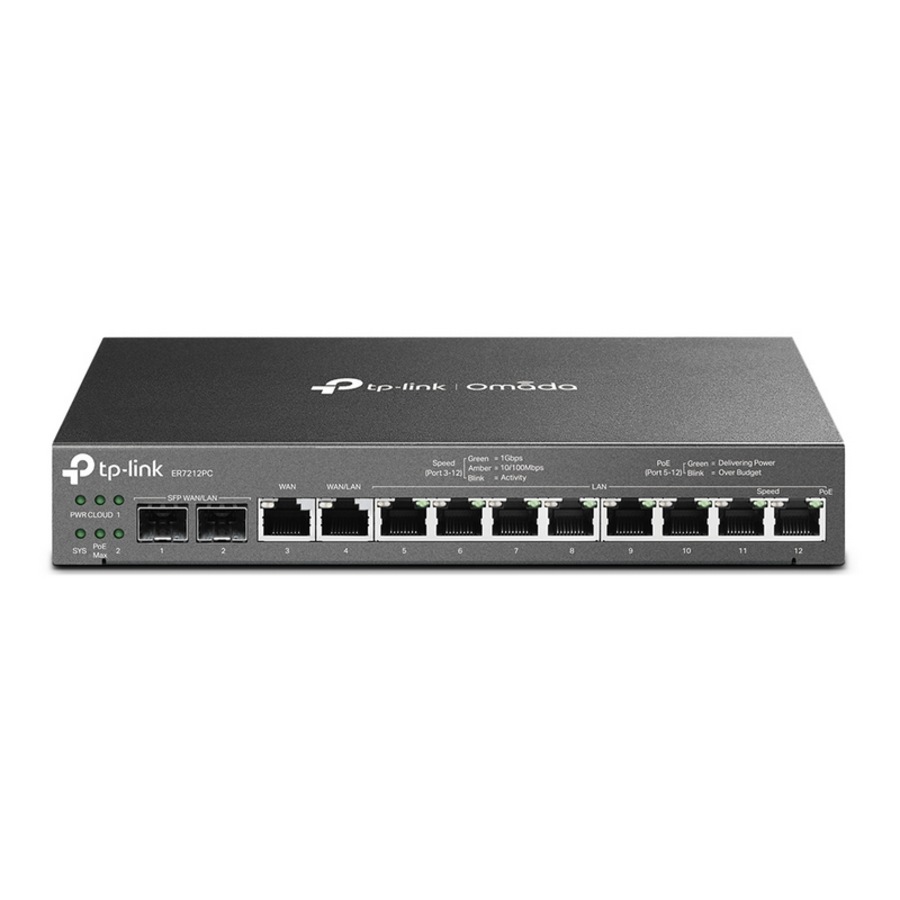Buy TP-Link ER7212PC Omada Gigabit VPN Router with PoE+ Ports and ...