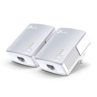 TP-Link TL-PA4010KIT TL-PA4010 KIT AV500 Powerline Adapter with AC Pass Through Starter Kit