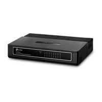 TP-Link TL-SF1016D 16-Port 10/100Mbps Desktop Switch Wall-Mountable 3.2Gbps