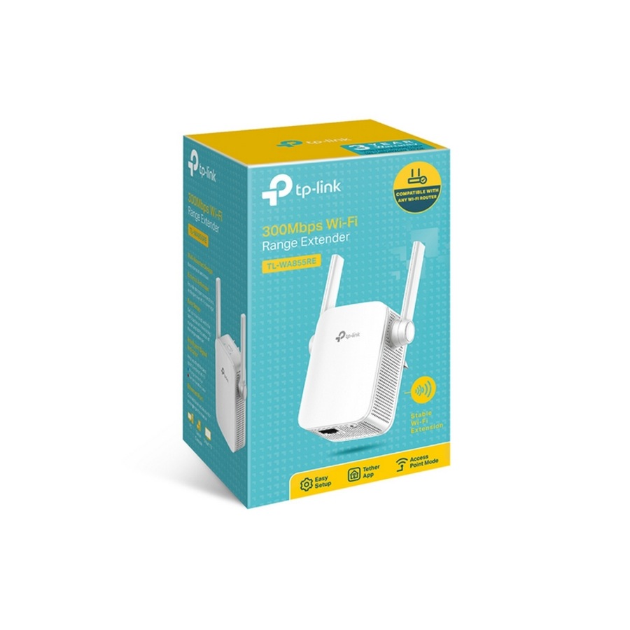 TP-Link TL-WA855RE N300 300Mbps Wi-Fi Range Extender Repeater Access Point