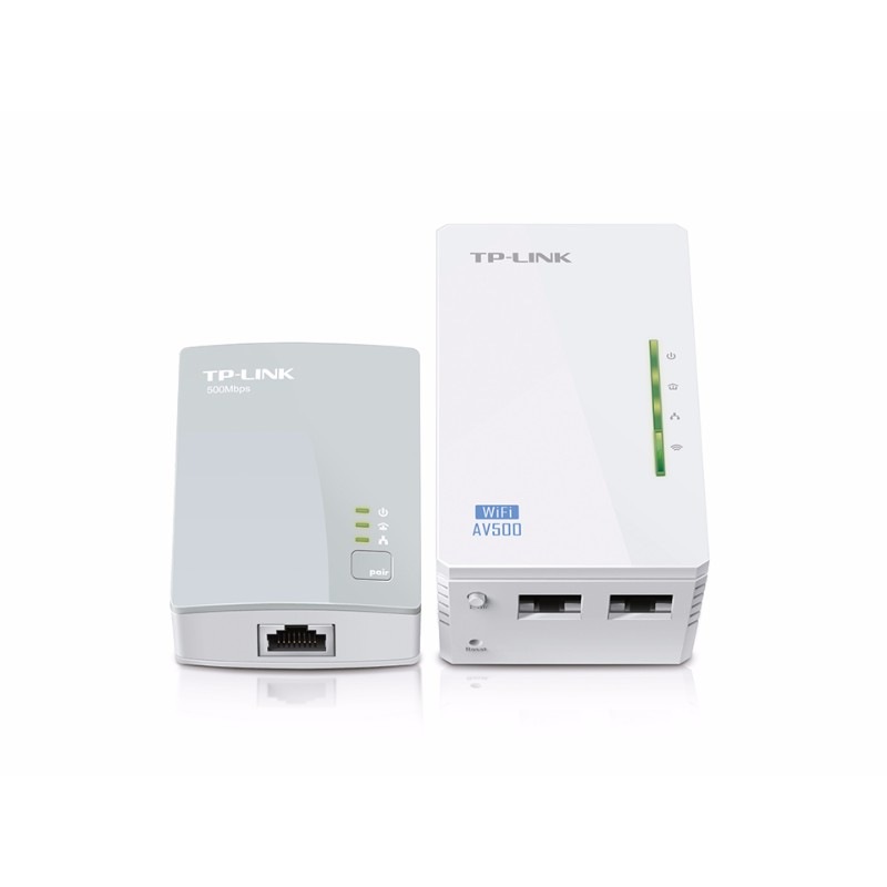 TPLink TLWPA4220KIT AV500 EOP Powerline Extender WiFi Kit