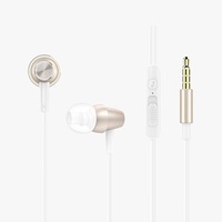 Xipin HX-Y02 Gold In-Ear Earphones with Microphone and Volume Control Youthful Series