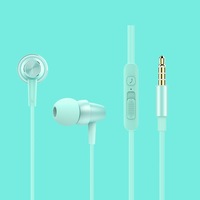 Xipin HX-Y02 Green In-Ear Earphones with Microphone and Volume Control Youthful Series