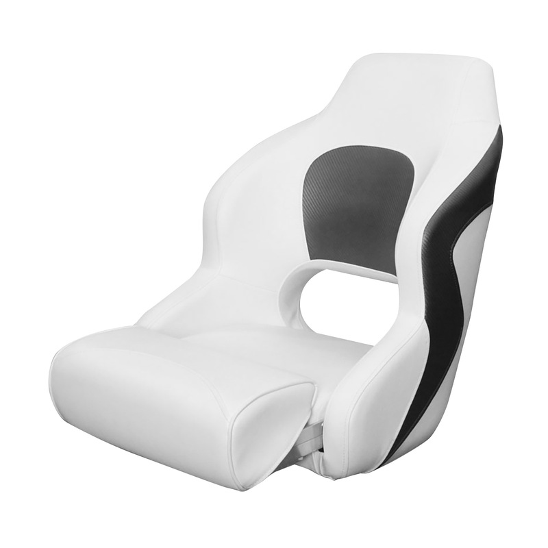 Buy Deluxe Boat Seat Flipup Bolster Bucket Helm Sport Captains Chair