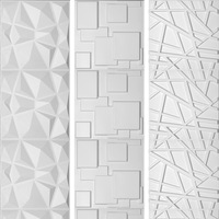Traderight 3D Wall Panels Brick Tile Art Textured Pvc Home Diy Decoration Waterproof 12Pcs