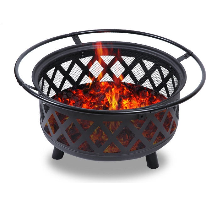 Portable Outdoor Fire Pit Heater with Mesh Cover