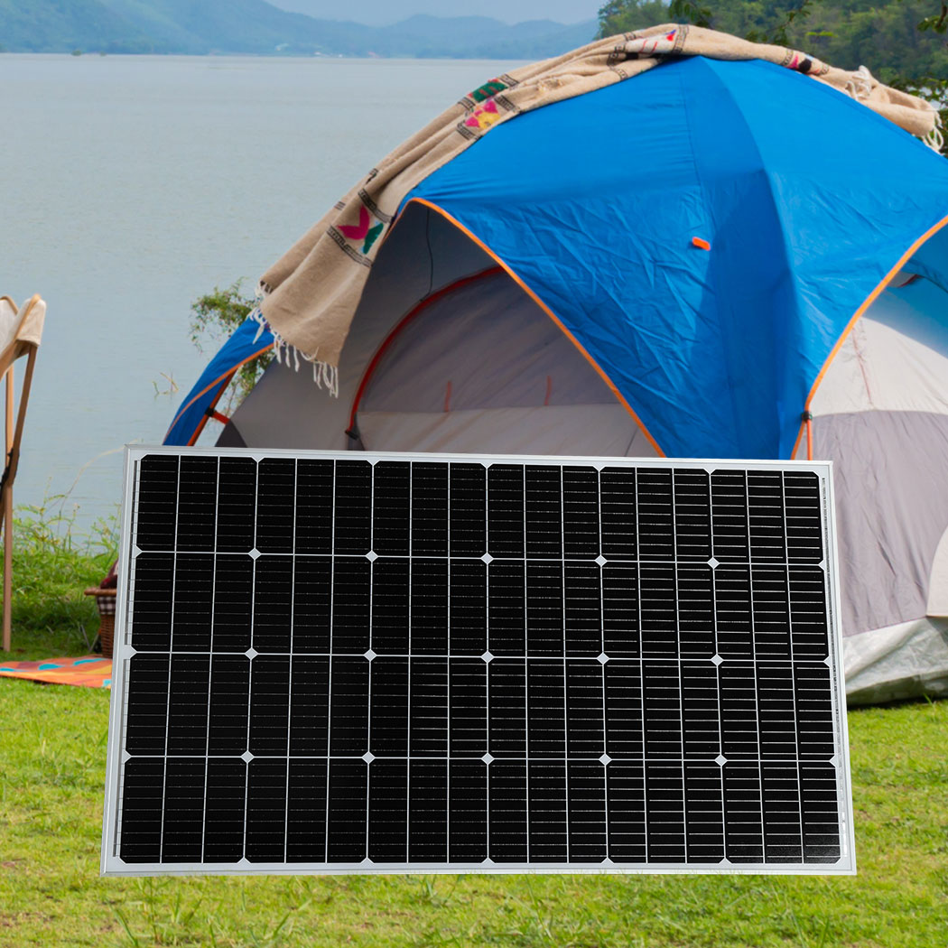 Traderight 12V 300W Solar Panel Kit Mono Caravan Camping Power Controller Charging USB