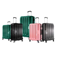Slimbridge 20"24"28" 3PC Luggage Sets Suitcase Set Travel Carry On Organiser TSA