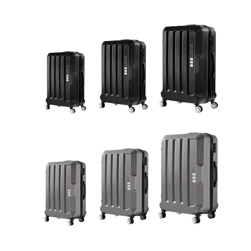 Slimbridge 20"24"28" Luggage Suitcase Code Lock Travel Carry Bag Trolley TSA