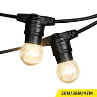 Emitto Festoon String Lights Fairy Christmas Waterproof Garden Party Decoration Light