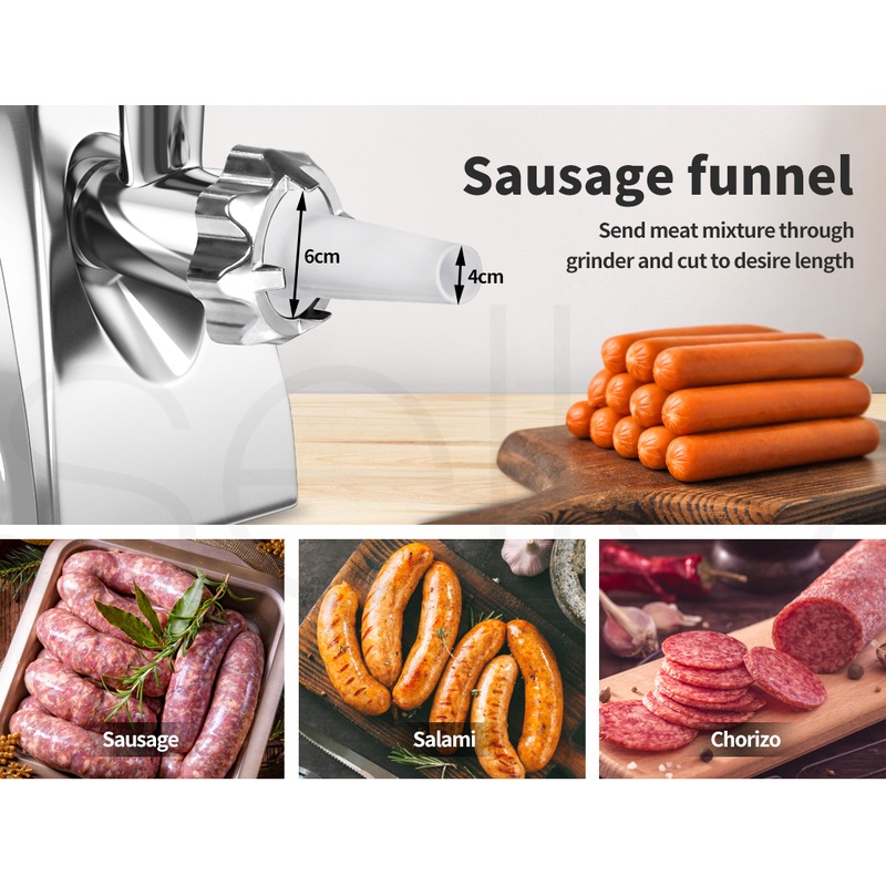 Buy Spector 2800W Electric Meat Grinder Mincer Sausage Filler Kibbe