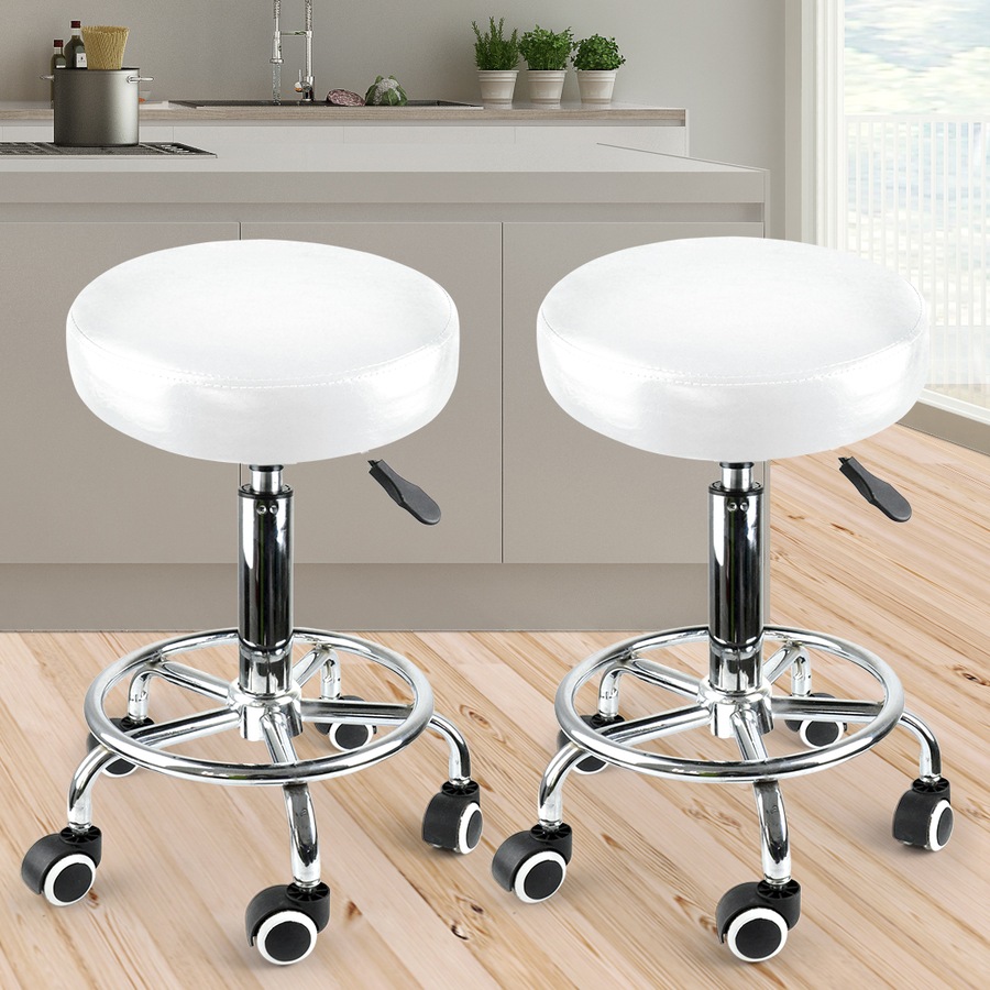 Levede 2x Levede Swivel Salon Barstool Hairdressing Stool Barber Chair Equipment Beauty