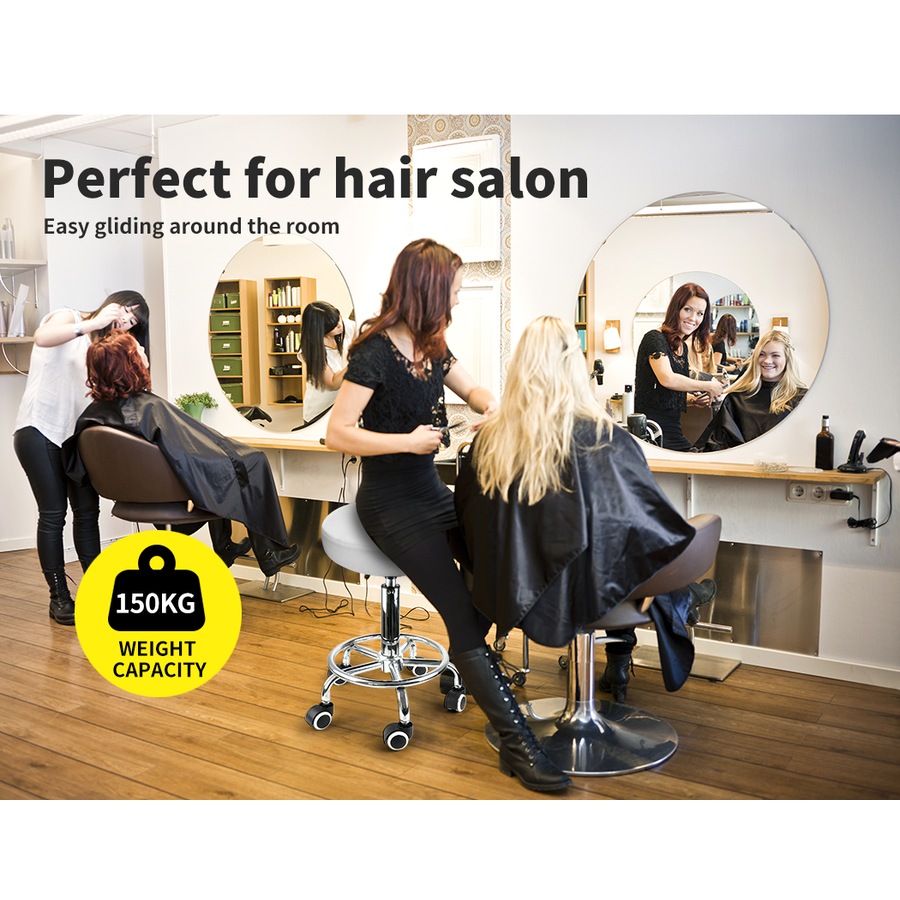 Levede 2x Levede Swivel Salon Barstool Hairdressing Stool Barber Chair Equipment Beauty