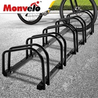 Monvelo 5 Bikes Stand Bicycle Bike Rack Floor Parking Instant Storage Cycling Portable