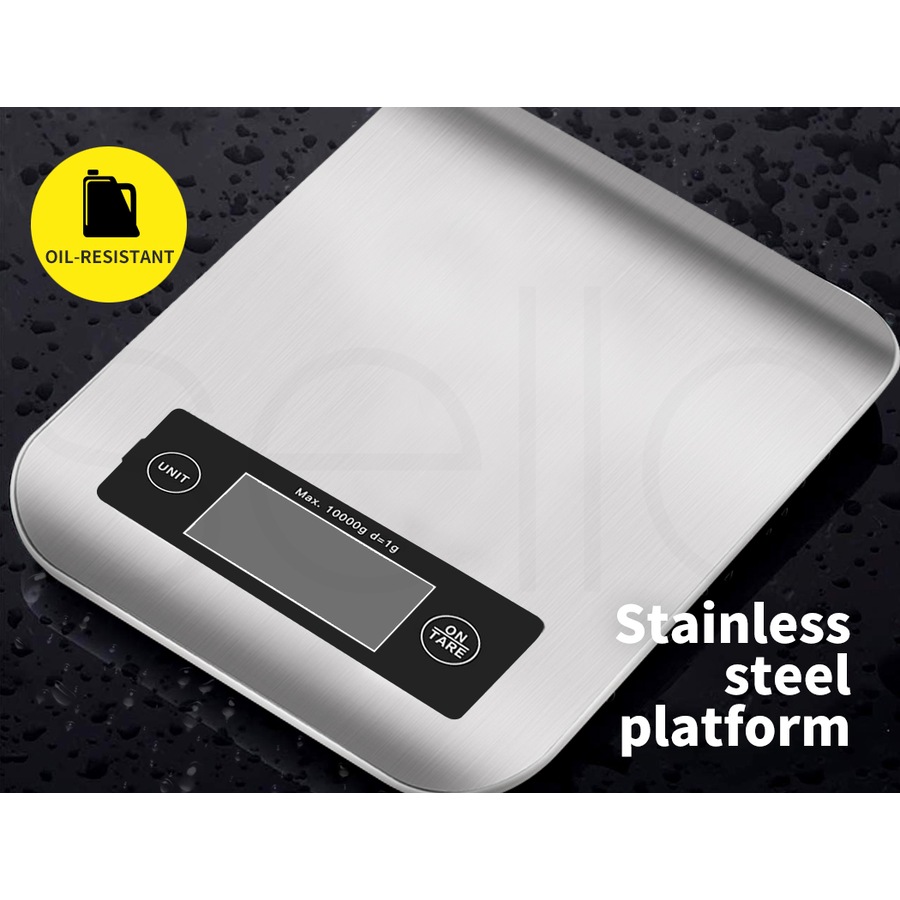 Toque Digital Kitchen Food Scales 10kg LCD Electronic Balance Weight Postal Scale