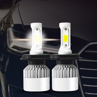 Traderight LED Headlight Headlights Globes Bulbs 6500K White Lamp Beam 72W 9000LM H4 HB2