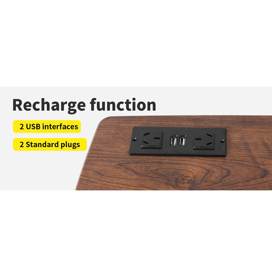 Levede Mobile Standing Desk Height Adjustable Bedside Laptop Study Desk