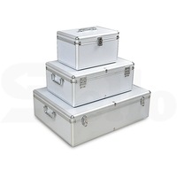 Traderight CD DVD Case Storage Box Bluray Lock Portable Aluminium Holder 240/500/1000 Discs