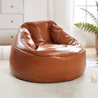 Marlow Bean Bag Chair Cover PU Couch Indoor Home Gaming Loungue Seat Lazy Sofa