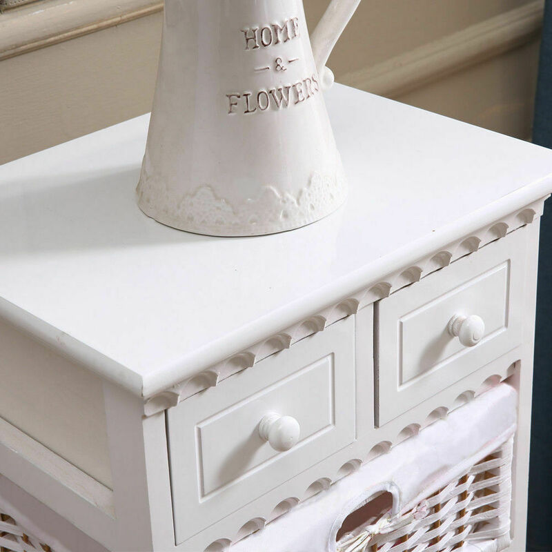 White Bedside Tables Wood Drawer Wicker Storage Cabinet With Baskets Bedroom New Buy Bedside Tables 399363