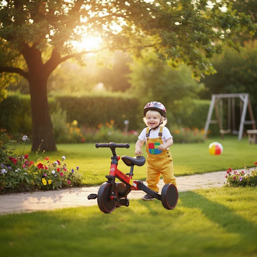 BoPeep Toddler Tricycle 3-in-1 Balance Ride-On Push Bike