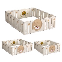 Bopeep Kids Playpen Baby Safety Gate Toddler Play Game Toy Foldable Panels