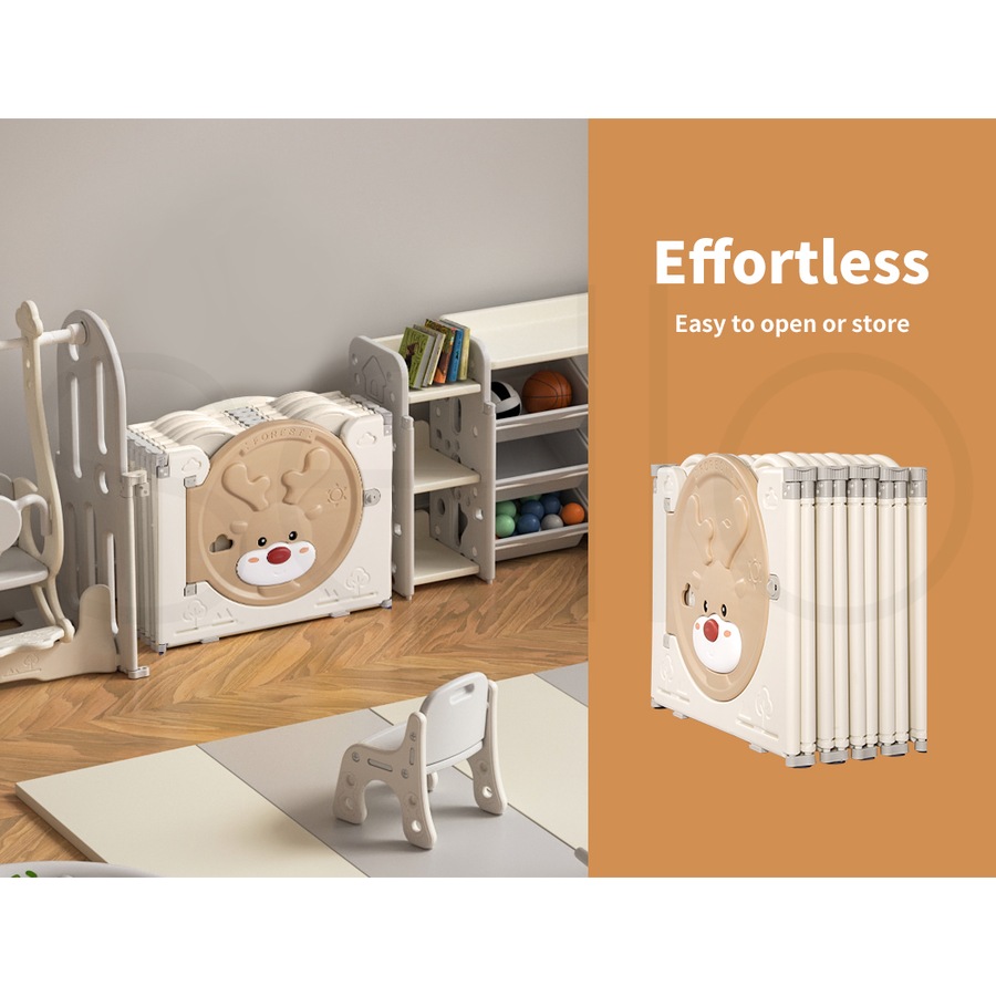 BoPeep Baby Kids Playpen 190x158cm 16 Panels