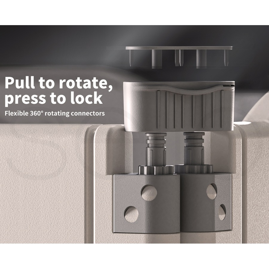 BoPeep Baby Kids Playpen 190x158cm 16 Panels