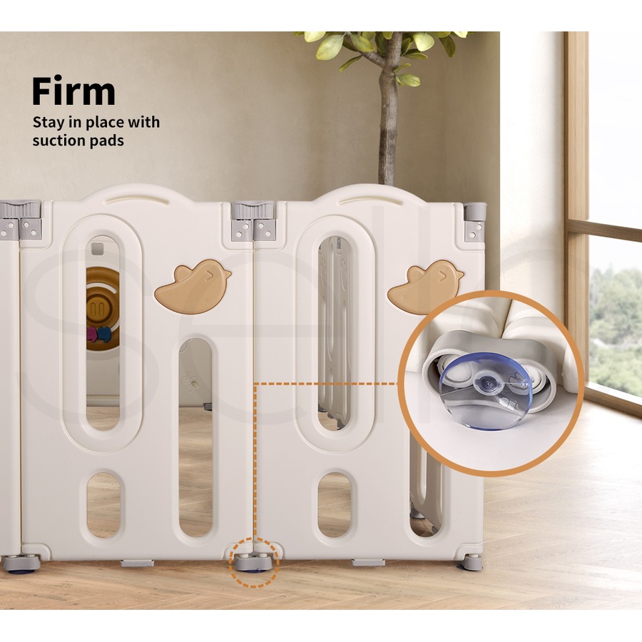 BoPeep Baby Kids Playpen 190x158cm 16 Panels