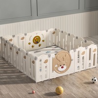 Bopeep Kids Playpen Baby Safety Gate Toddler Fence Child Play Game Toy 18 Panels