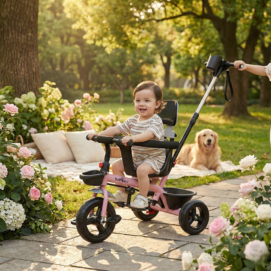 Buy BoPeep Kids Tricycle Ride-On Toddler Trike - Pink - Everyday ...