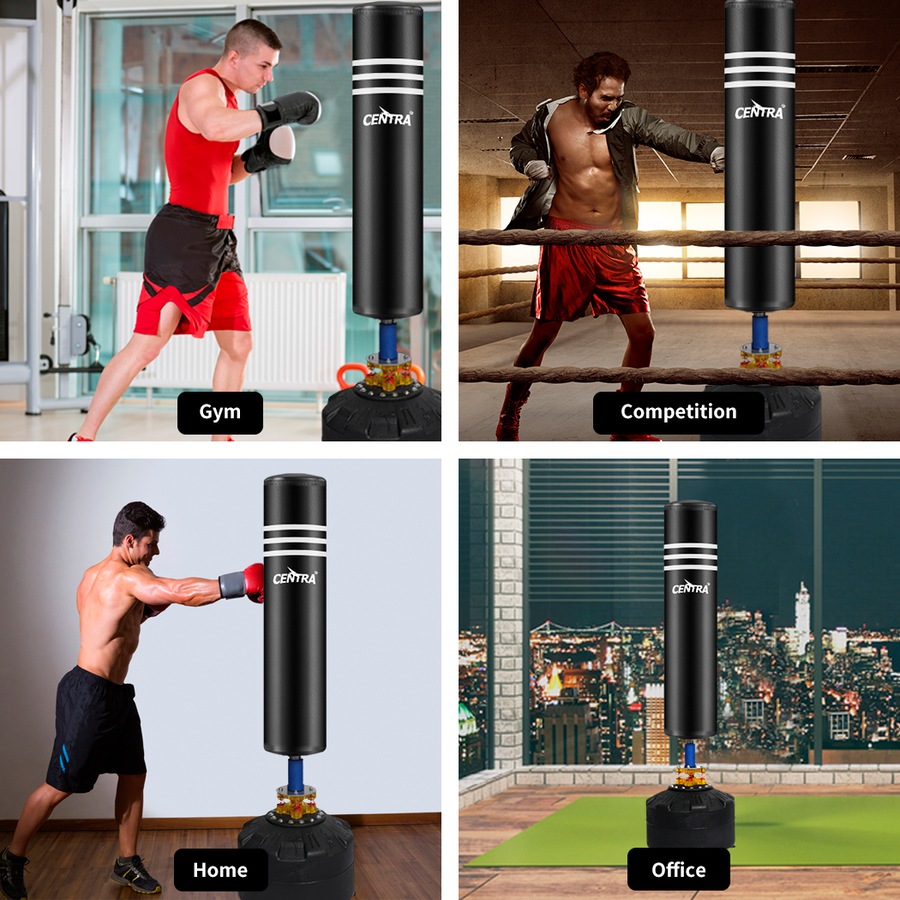Centra Boxing Punching Bag Free Standing Speed Bag Dummy UFC Kick Training 175cm