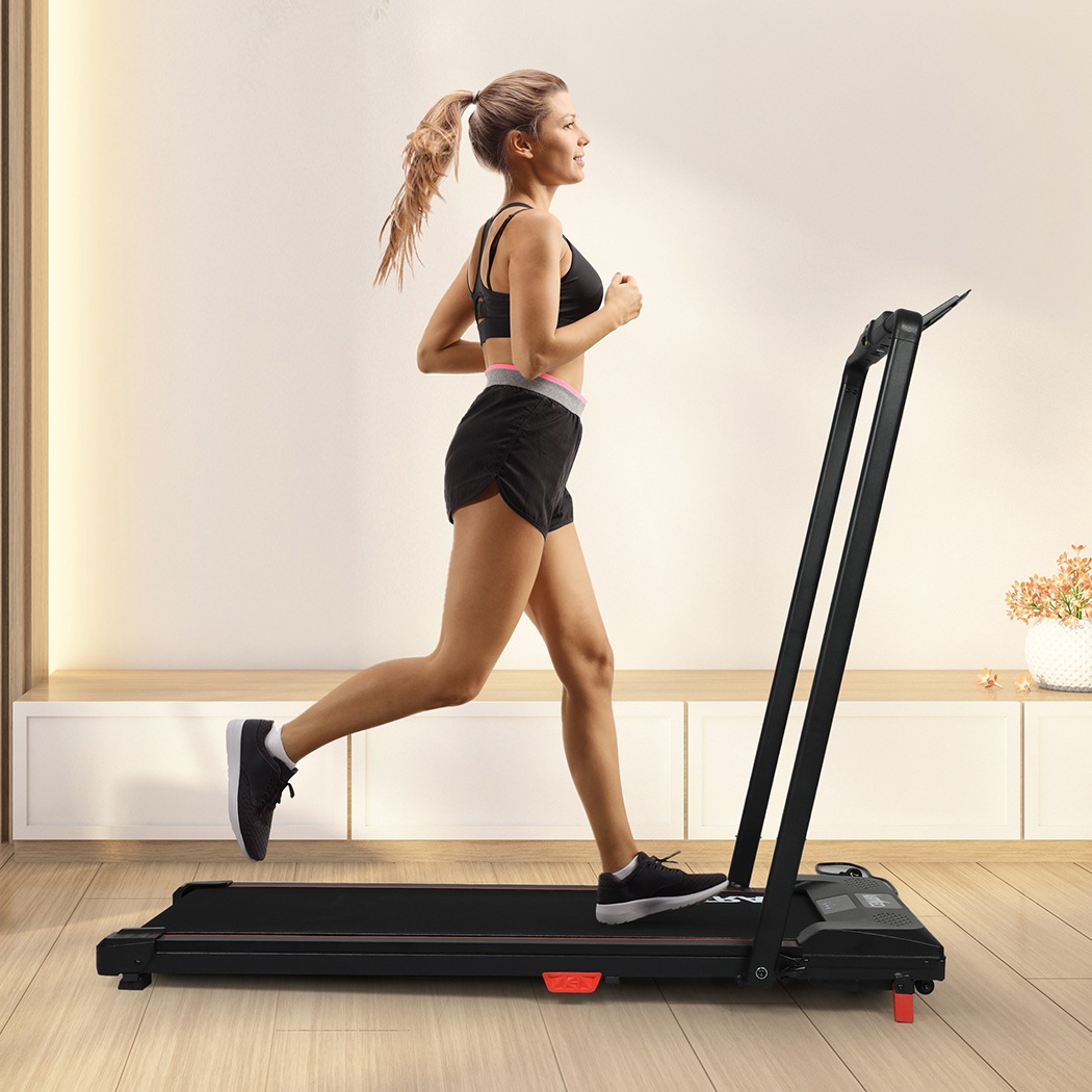 Centra Electric Treadmill Walking Pad Remote Control Foldable Handrail Fitness Australia