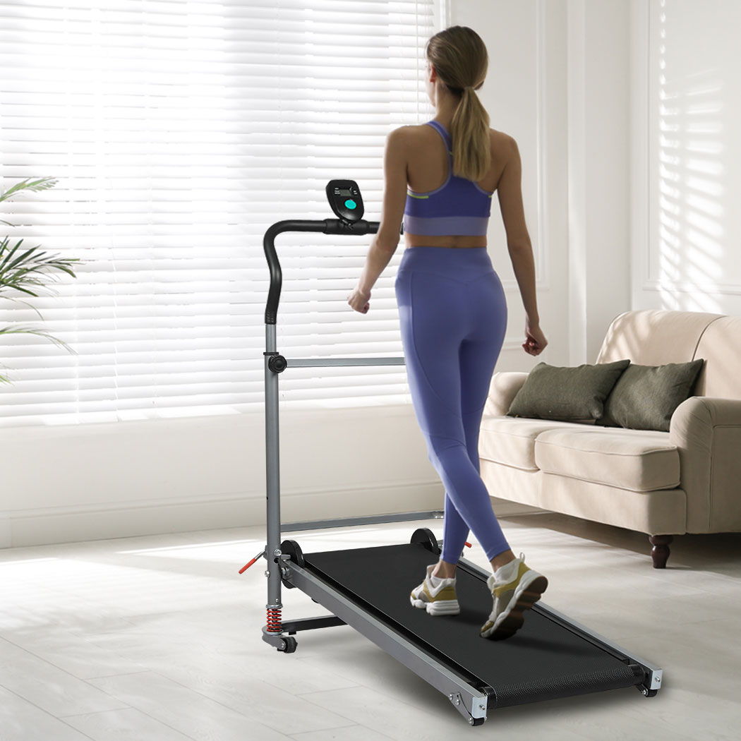 Centra Manual Treadmill Mini Fitness Machine Walking Foldable Australia