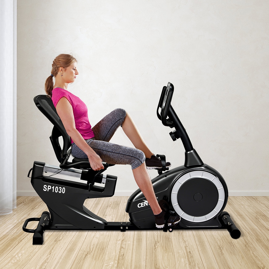 Centra Recumbent Magnetic Exercise Bike Fitness Trainer Cycle Gym Equipment Australia