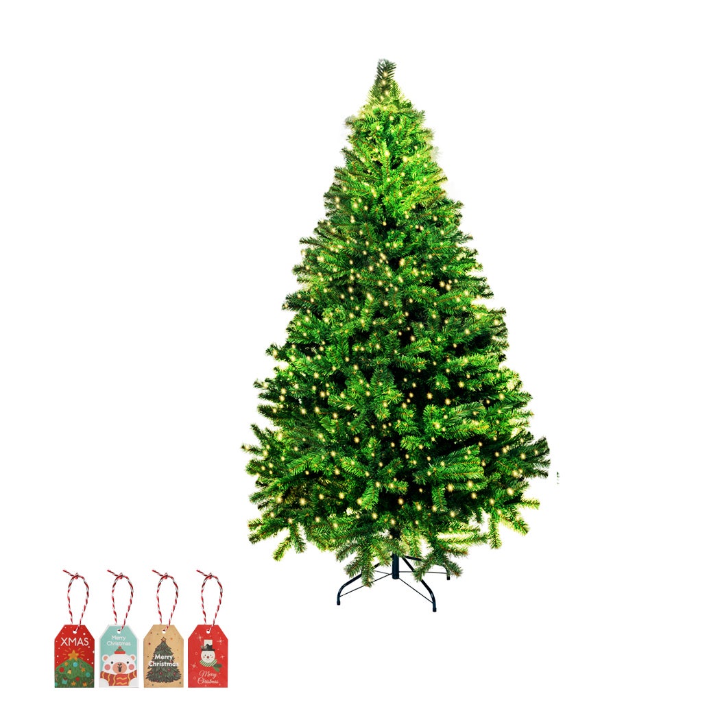 Christmas Tree Decorations Xmas Trees Ornaments with Light 1.5/1.8/2.1/2.4M