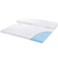 Dreamz Cool Gel Memory Foam Mattress Topper 5/8cm Bamboo Cover Double Queen King