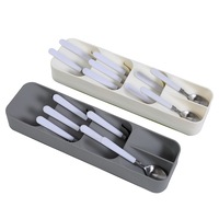 Traderight Kitchen Drawer Organiser Cutlery Tray Insert Cabinet Utensil Storage Box Holder