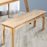 Levede 1x Dining Chair Bench Chairs Seat Wooden Kitchen Outdoor Garden Patio