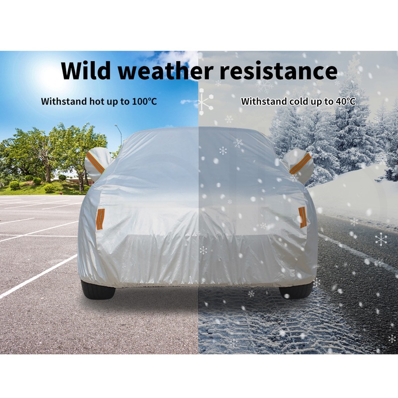 Waterproof Large Full Car Cover Double thicker Breathable UV Dust