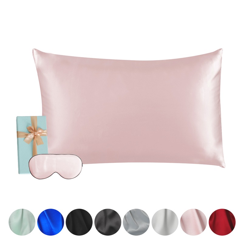 Buy Dreamz Silk Pillow Case 100 Mulberry Slip Eye Mask Set Both Sided