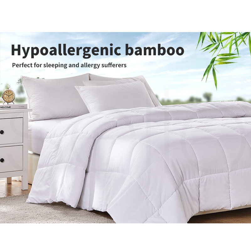 Buy Dreamz Bamboo Quilt Summer Winter Microfibre Blanket Duvet Doona