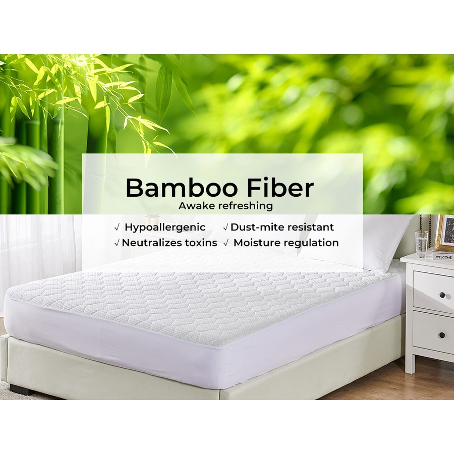 DreamZ King Bamboo Pillowtop Waterproof Mattress Protector